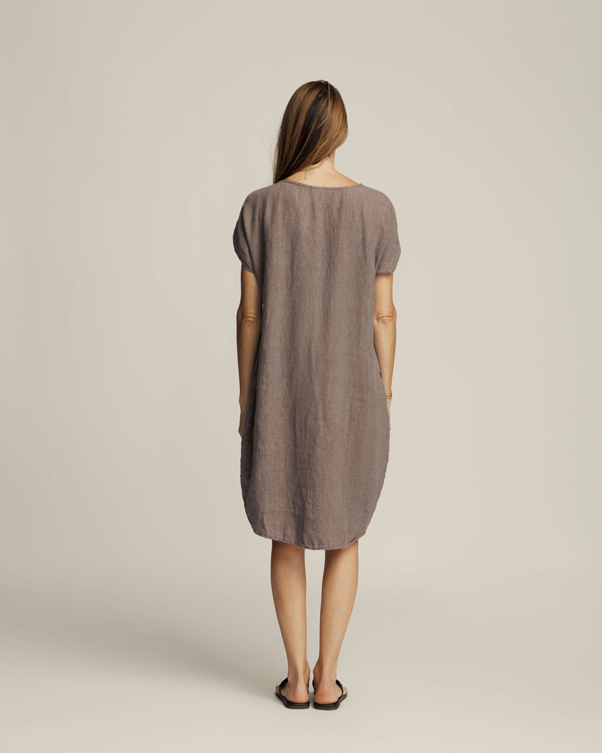 Anais dress - Mocha #2 TALLOH_MODEL_196