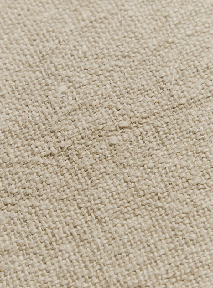 Harlow Linen Cushion - 60cm x 40cm - Natural