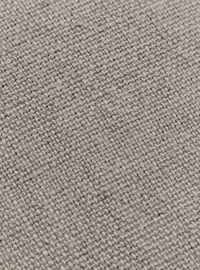 Harlow Linen Cushion - 60cm x 40cm - Stone