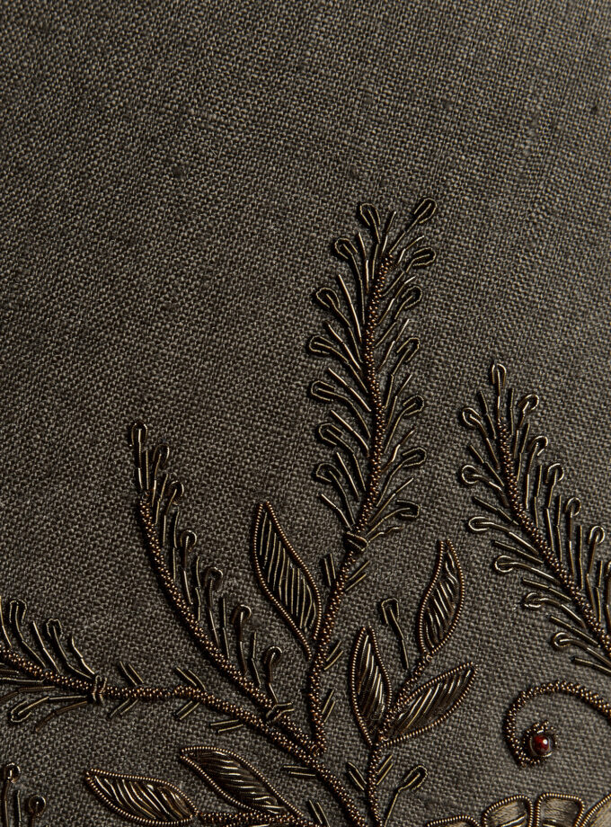 Indira - Zardozi Cushion