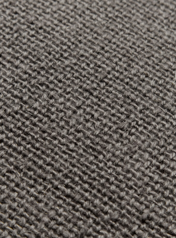 Kasiah Handwoven Linen Cushion- Charcoal 50 x 50cm