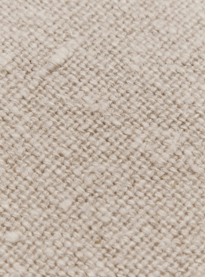 Kasiah Handwoven Linen Cushion- Natural 50 x 50cm