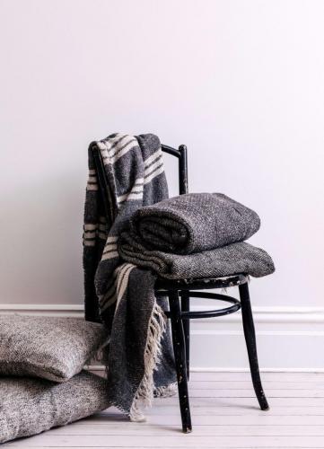 Belah, Astrid & Florence. Hand- woven, pure Linen throw rugs